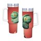 thumbnail image 4 of Rango Vaso aislado de acero inoxidable con asa, diseño temático, regalo para familia, amigos y fans; incluye pajita y encaja en el portavasos estándar, 40 oz, 4 of 6