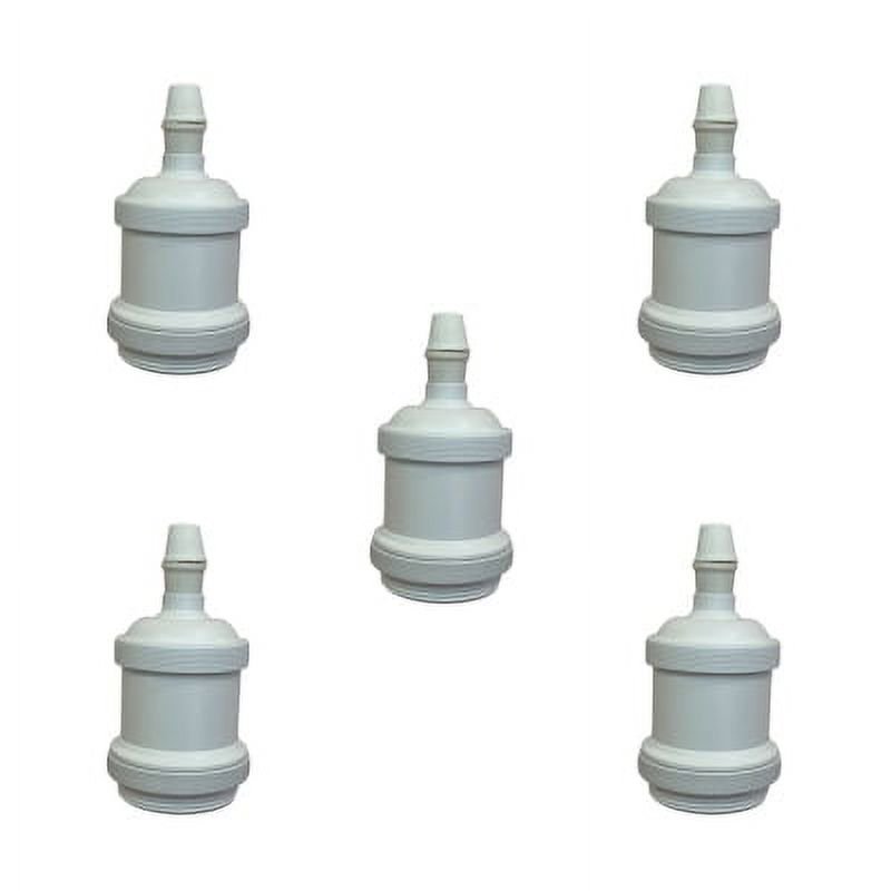 Hb Led - Pack 5 Soquetes E-27 Retro Blanco Vintage