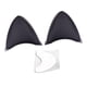 thumbnail image 1 of Casco Orejas De Gato Decoración Intercambiable Para Cascos De Moto Esquí Negro, 1 of 5