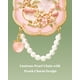 thumbnail image 4 of Espejo compacto Imperblooms 8 cm con cadena de perlas rosa – regalo, 4 of 9