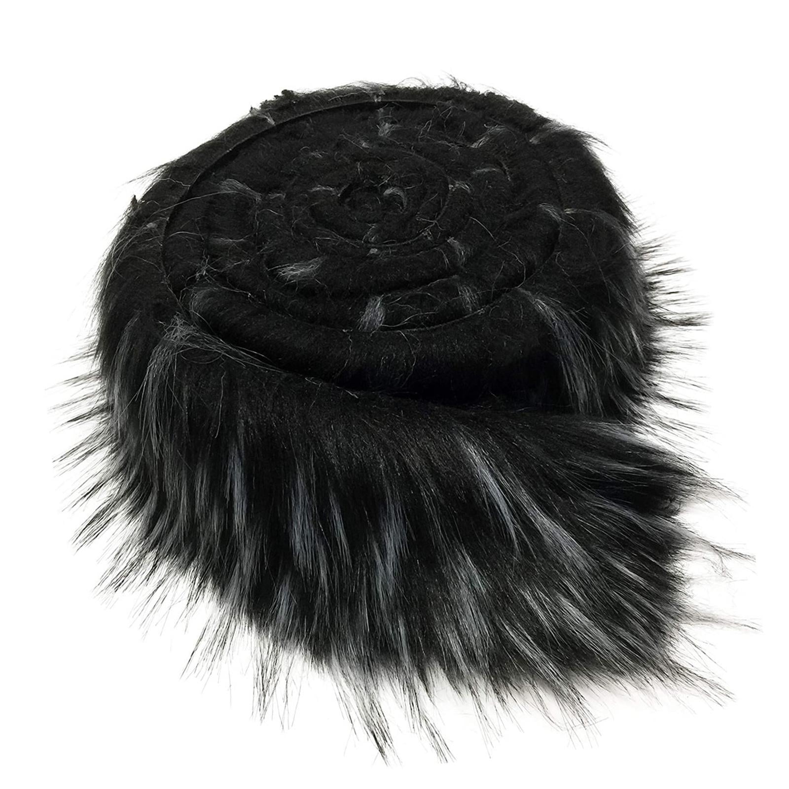 Magideal - Cortes , Cintas Para Costura, Juguete De Peluche, Tela Artificial Para Cubierta De Silla, Manualidades Diy, Decoración Del Hogar, , Pelo , Negro