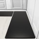 thumbnail image 1 of Tapetes de cocina Kitsure impermeables y antideslizantes, 2 unidades, color negro, 1 of 8