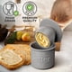 thumbnail image 2 of Mantequera de cerámica Benicci Premium de Butter Crock, color gris, 2 of 8