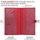thumbnail image 2 of Portadocumentos imprescindibles para el coche PlusXpres, color rojo, 2 of 9