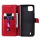 thumbnail image 2 of Funda Billetera para Realme C20 con Porta Tarjetas y Soporte Ajustable Rojo, 2 of 6