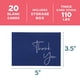 thumbnail image 5 of Tarjetas de agradecimiento VNS Creations, paquete de 50 con sobres y stickers, 5 of 6
