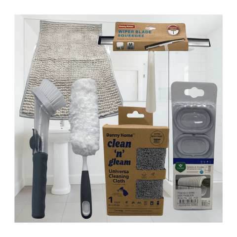 Genérico - Set De Limpieza 6 Piezas Auto Y Hogar
