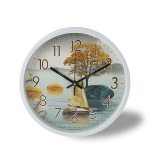 Inspiracci - Reloj Decorativo Pared Diseño 30 Cm Blanco
