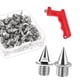 thumbnail image 5 of Spikes De Zapatería De Track De 60 Piezas Atletismo De Atletismo Para Correr Para Adultos Deportivos Plateado, 5 of 5