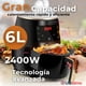thumbnail image 5 of Freidora De Aire Digital 6 Litros 2400W Air Fryer Premium, 5 of 9