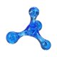 thumbnail image 2 of Herramienta De Masaje Masaje De Tejido Profundo Bola De Cuatro Puntos Gatillo Para Piernas Espalda Cintura Azul, 2 of 5