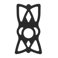 Magideal - Banda De Soporte Para Teléfono De Silicona Para Motocicleta, Correa Elástica Para Teléfono De Silicona Para Ciclismo, Bandas De Silicona Para Teléfono Negro