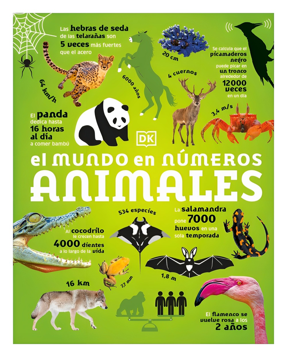 Dk - Libro El Mundo En Numeros Animales Autores