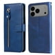 thumbnail image 2 of Funda con Cremallera para iPhone 17 Pro Max, Carcasa Cartera de Cuero PU con Soporte y Tarjetero, 2 of 5