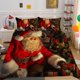 thumbnail image 1 of Christmas Gifts Xmas Snow Snowman Santa Claus Quilt Duvet Cover Set3-Piece Bedding Set, 1 of 5
