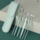 thumbnail image 1 of 6PCS Ear Cleanser Spoon Health Care Earpick Ear Cleaner Wax Removal Tool Earpick Sticks Earwax Remover Curette Ear Pick Cleaning, 1 of 3