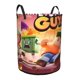 thumbnail image 2 of Stumble Guys Cesta de lavandería de gran capacidad redonda con asa, bolsa para ropa sucia plegable, almacenamiento para dormitorio, baño y lavadero 44x35 cm, 2 of 6