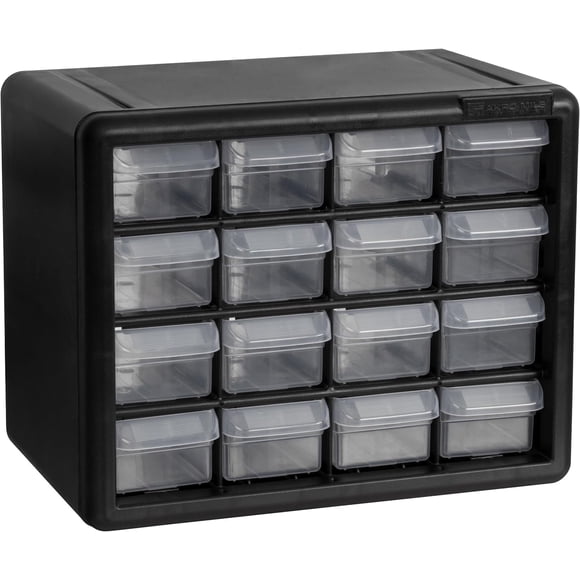 Gabinete de Plástico con 16 Cajones Akro-Mils 27x16x22 cm