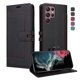 thumbnail image 5 of Premium Wallet Case for Samsung Galaxy S25 Ultra with Card Slots & Kickstand, Flip Cover Black, 5 of 6