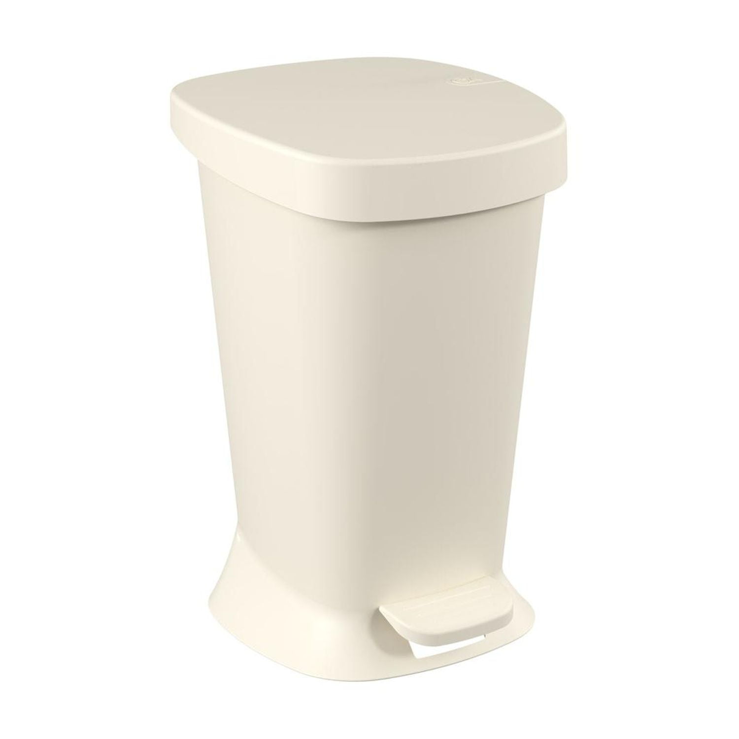 Coza - Basurero Con Pedal New Square 5 L Gris Claro Gris