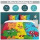 thumbnail image 5 of x141 Numberblocks Bed Duvet Cover Microfiber Bedding Sets 3D Printed Lightweight 3 Piece Comforter Sets, 1 Duvet Cover And 2 Pillow Shams for Kids Boys Girls 79"x90" jn141, 5 of 5