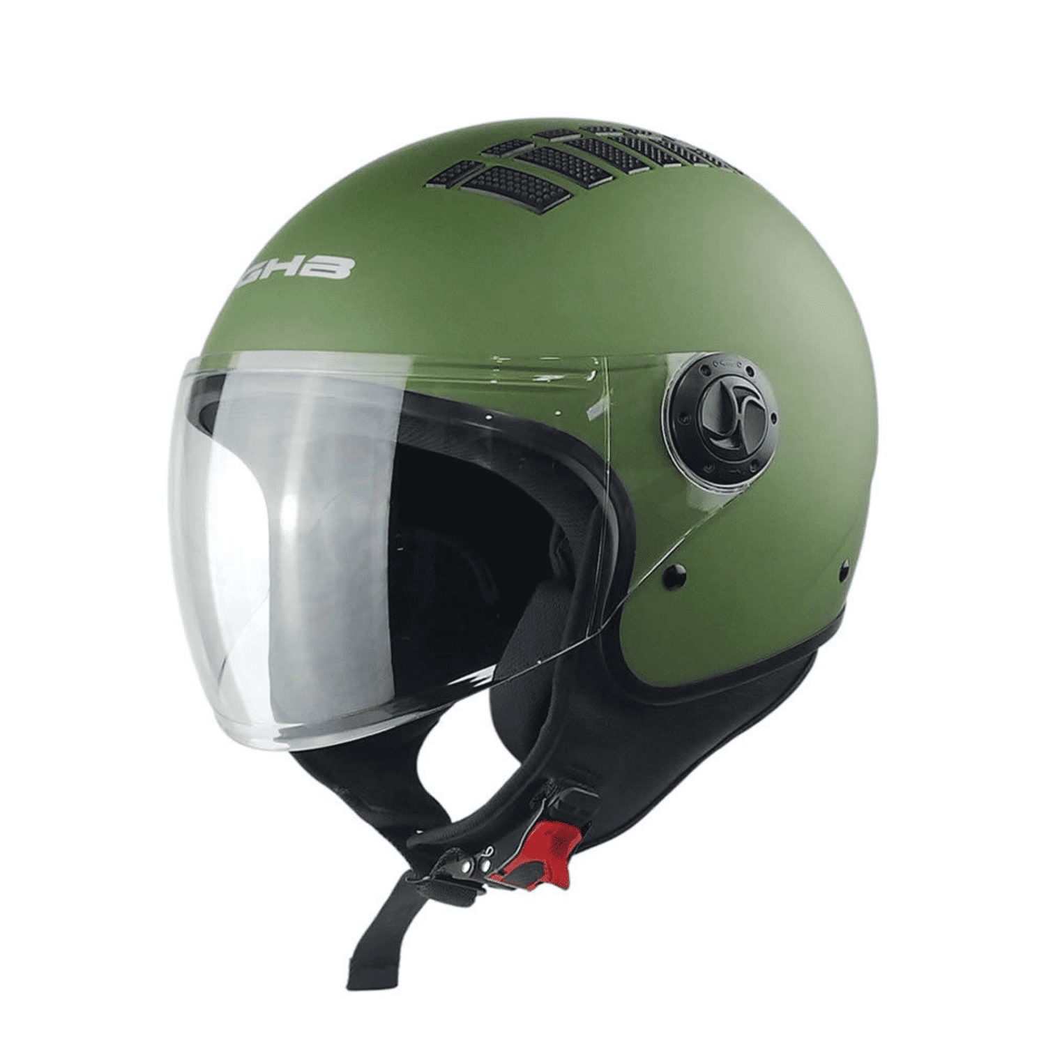 Casco Abierto Ghb 230 Verde Militar Talla L