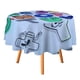 thumbnail image 1 of Folclore del Alfabeto Mantel Redondo con Estampado Icónico de Temática, Se Adapta a la Mayoría de Mesas, Fácil de Cuidar, Regalo Perfecto para Aficionados, Amigos y Familia.152cm, 1 of 5