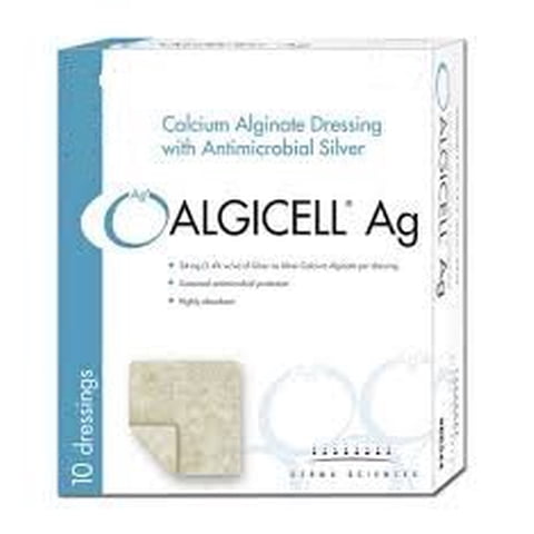 Apósito Suptmax Algicell Ag Plata Calcio 5X5 Cm Caja X10