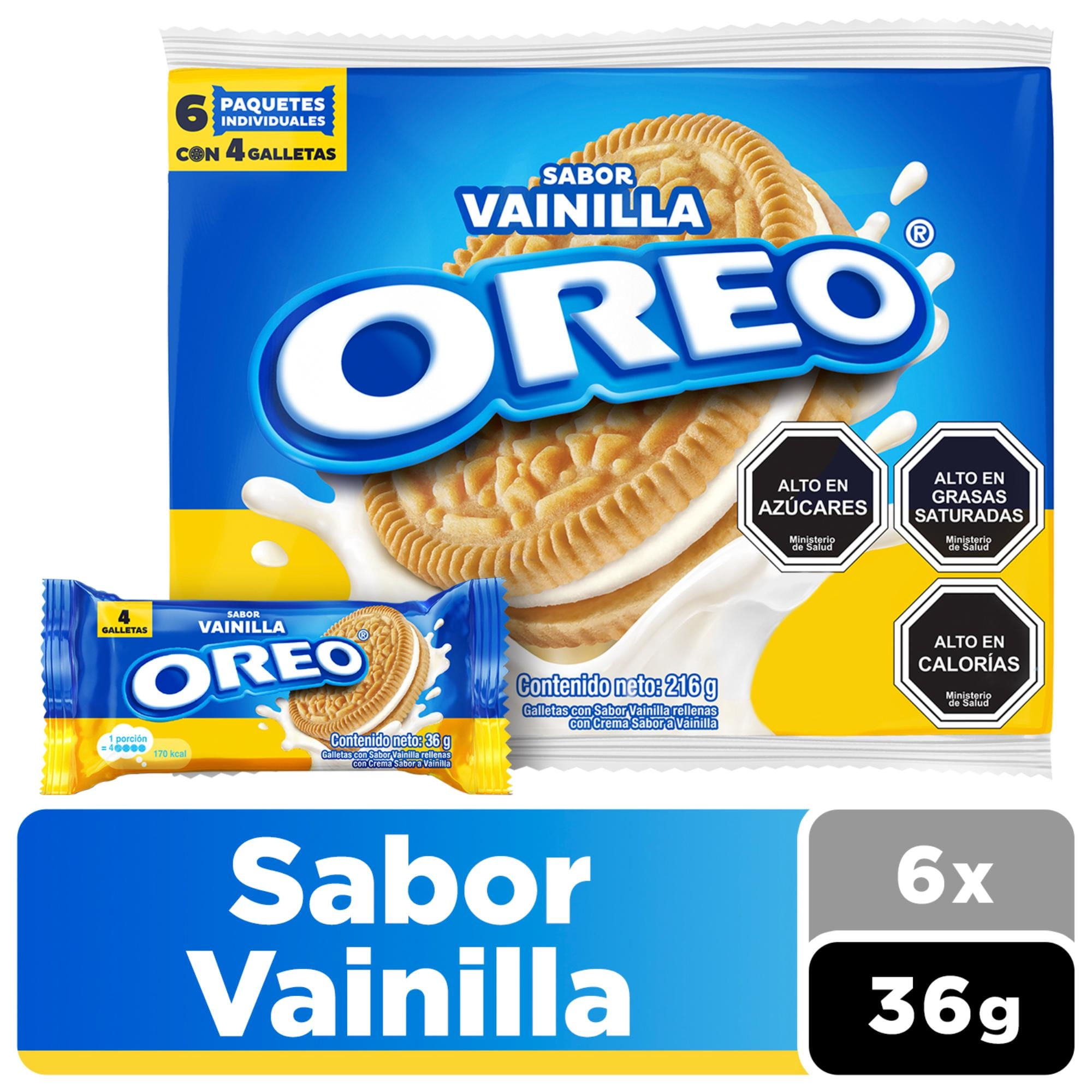 Galleta Oreo Sabor Vainilla Pack 6un