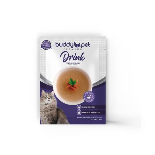 Alimento Para Gato Pouch Todas Las Etapas Pato 50 g Buddy Pet