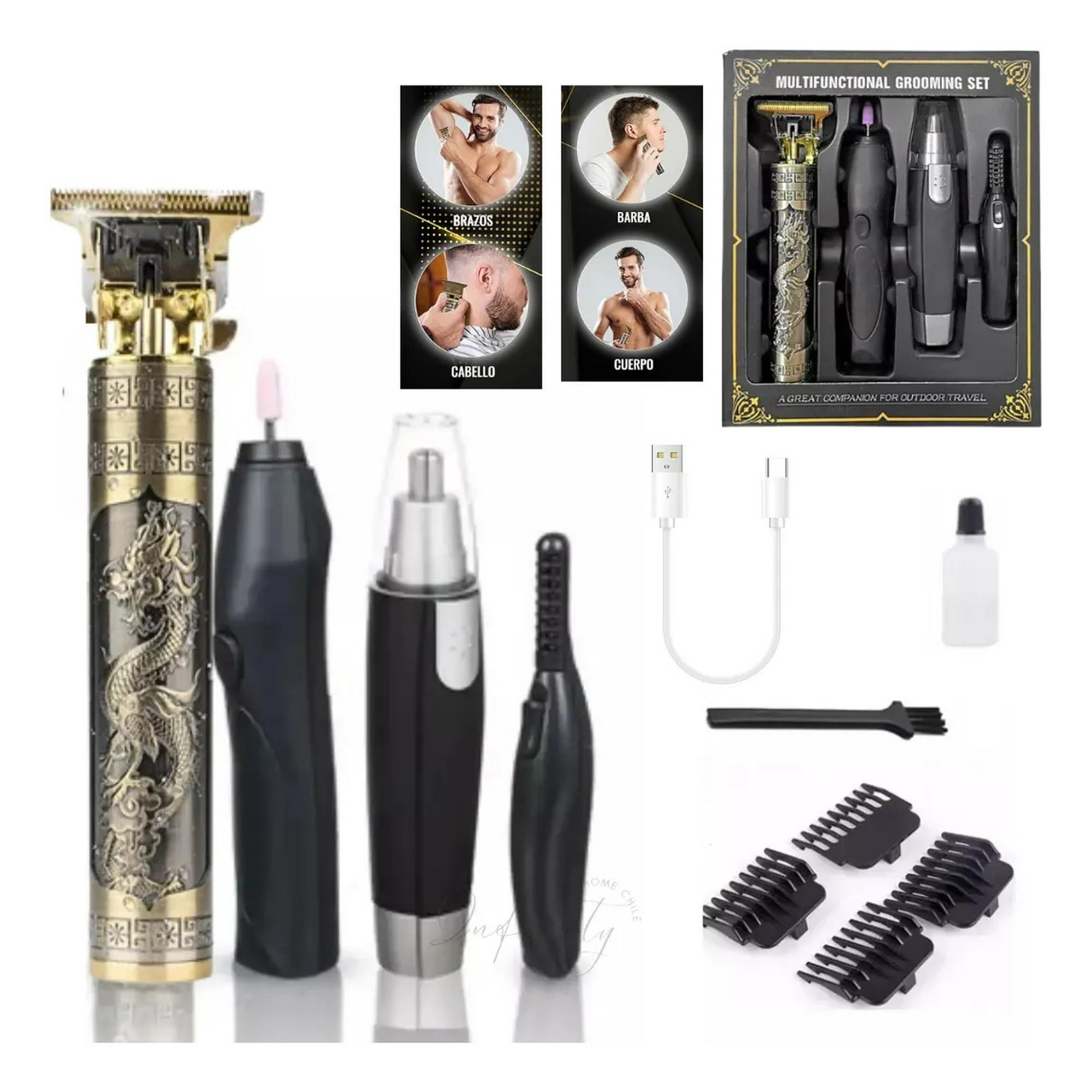 Genérico - Máquina De Afeitar Multifuncional 4 En 1