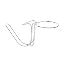 Magideal - Estante Para Cubitos De Hielo De Escritorio, Soporte Para Cuencos De Champán, Refrigerador Portátil, Estante Para Cubos De Vino Para Fiestas De Cóctel Plata 435X18Cm