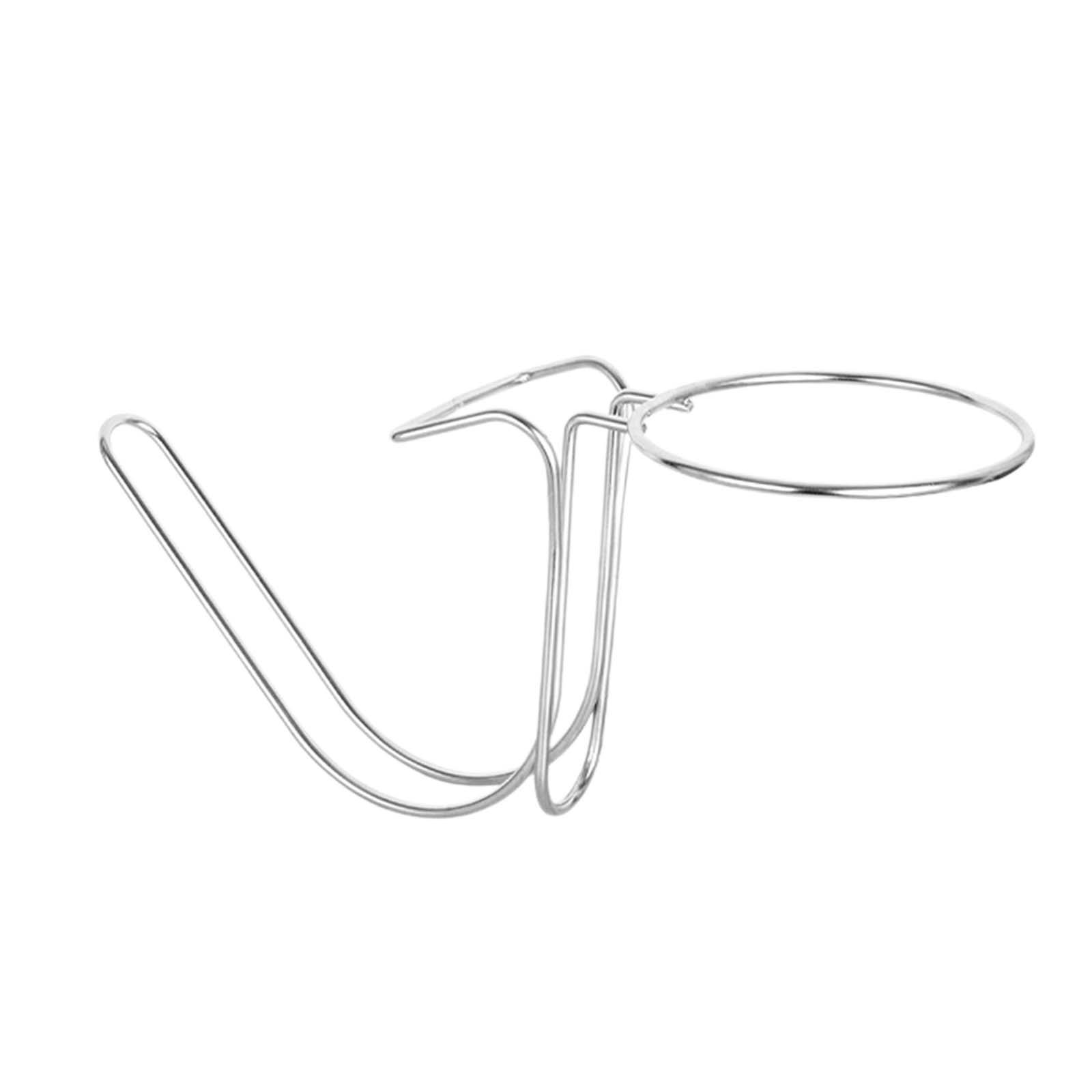 Magideal - Estante Para Cubitos De Hielo De Escritorio, Soporte Para Cuencos De Champán, Refrigerador Portátil, Estante Para Cubos De Vino Para Fiestas De Cóctel Plata 435X18Cm