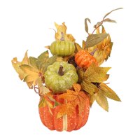Magideal - Flor De Calabaza Artificial, Adorno De Otoño, Accesorios De Fotografía, Arreglo Floral Para El Hogar, Fiesta, Cosecha De Acción De Gracias, Decoración