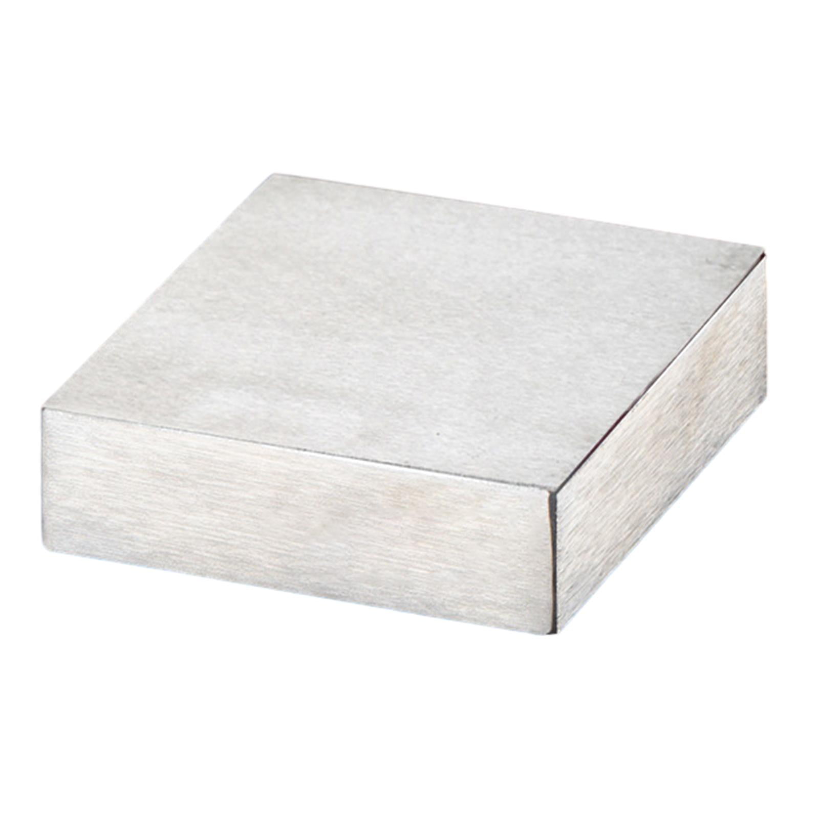 Magideal - Bloque De Banco De Metal, Herramienta Para Joyeros, Banco De Trabajo Cuadrado, Yunque Plano Para Estampado De Metal, Reparación De Joyas, Persecución, , S S