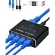 thumbnail image 1 of Divisor Ethernet LIEZHUA 1 a 4 1000 Mbps con cable LAN Cat 6, 1 of 9