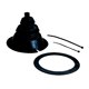 thumbnail image 1 of Kit de cubierta para pozo del motor Attwood universal negro de caucho 10 cm, 1 of 1