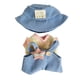 thumbnail image 2 of Figura De Felpa, Camiseta Y Mono, Vestido De Flexibilidad DIY Para Muñeca De 5,91 Pulgadas, Sombrero Azul, 2 of 3