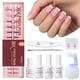 thumbnail image 1 of Kit Press On Nails Beetles X Press Plus Short Square French, 1 of 9