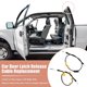 thumbnail image 3 of Unique Bargains 2 piezas Cable de liberación del pestillo de la puerta para Ford F150 Cabina Extendida 2004-2008 8L3Z-18264A00-B Puerta Trasera Superior, 3 of 7