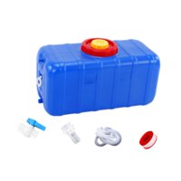 Magideal - Depósito De Agua Portátil Con Diseño Horizontal Recipiente De Agua De Gran Capacidad Barril De Almacenamiento De Agua Para Bebidas Hecho En Pp Resiste 75 Litros