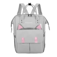 Riqui - Mochila Pañalera Bebe Gris