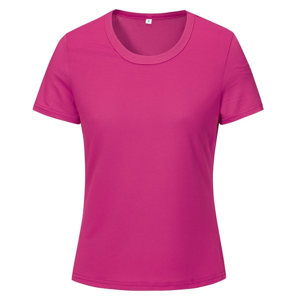 Polera Dry Fit Manga Corta Microperforada Deportiva Mujer