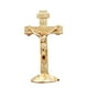 thumbnail image 2 of Cruz De Escritorio Para Sala De Estar, Crucifijo Decorativo De Regalo Significativo, Cruz De Pie Dorada, 2 of 3