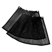 Magideal - 2 Cortinas Parasol Para Ventana Lateral De Coche, Cortina De Ventana Transpirable Estirable, Cortina De Malla Para Ventana Lateral De Coche, Apta Para