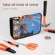 thumbnail image 3 of Disney's House of Mouse Bolsa de Almacenamiento Plegable Portátil con Compartimentos, Organizador de Herramientas Multi-Bolsillo, Uso Dual Viaje y Hogar 26.5*17.8cm, 3 of 5