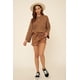 thumbnail image 4 of Shorts CC Clothing Cuero Sintético Taupe M, 4 of 5