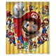 thumbnail image 1 of Cortina de ducha Super Mario, juego de cortina de baño con ganchos, tamaño 60 x 72 pulgadas, 1 of 3
