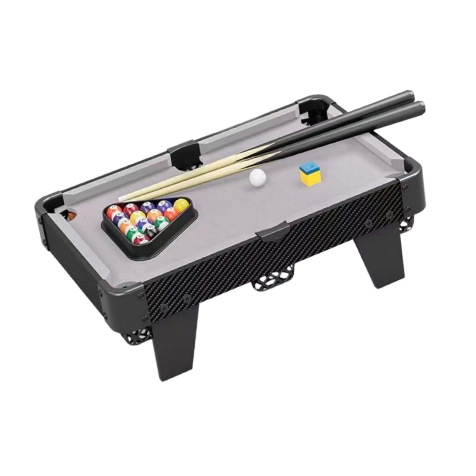 Magideal - Juegos De Mesa De Mesa Para Niños Mini Billard Prácticamente Con 2 Señales Suministros Juguetes De La Piscina Pequeña Mesa De Juego Billard Para Fácil