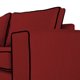 thumbnail image 3 of Sofá Gabro 3 Cuerpos Felpa Rojo, 3 of 5